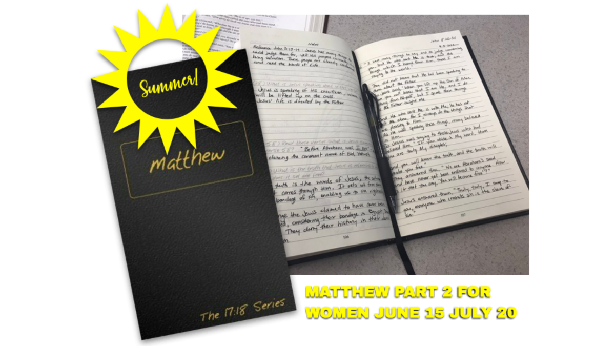Matthew-Part 2 Bible Study for Women