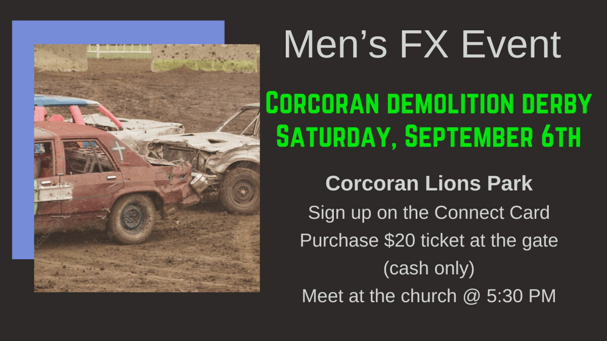 5:30 PM - Men's FX Demolition Derby (Corcoran)