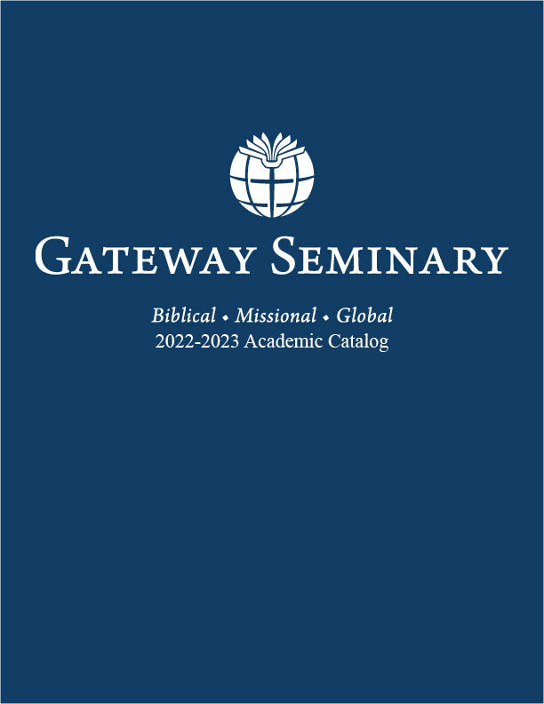 Academic Catalog Gateway Seminary