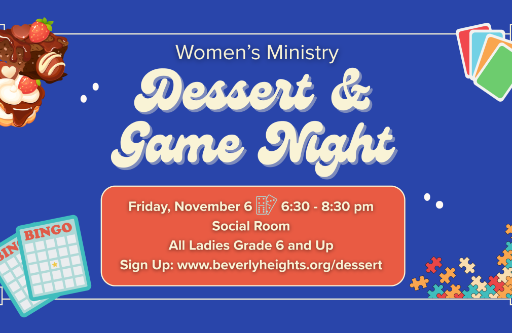 Women's Dessert and Game Night