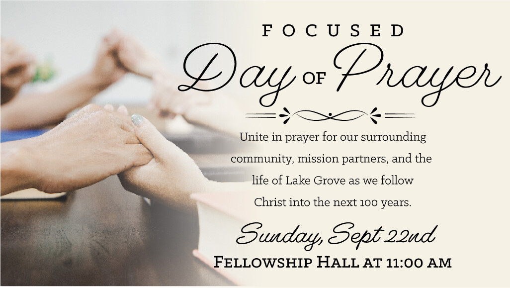 Focused Day of Prayer