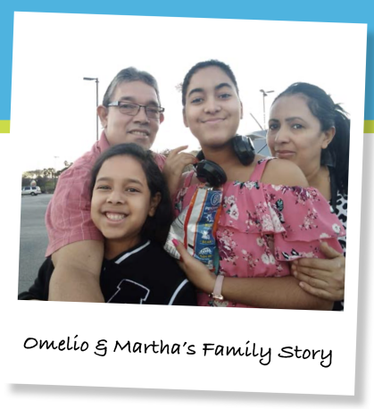 photo of Omelio and Martha's Family