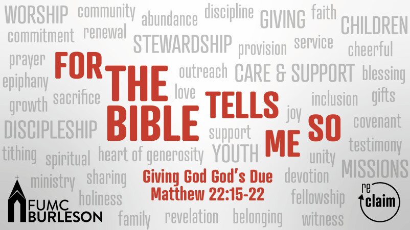 For the Bible Tells Me So (Connect)