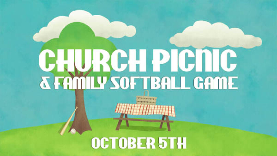 Church Picnic and Family Softball Game