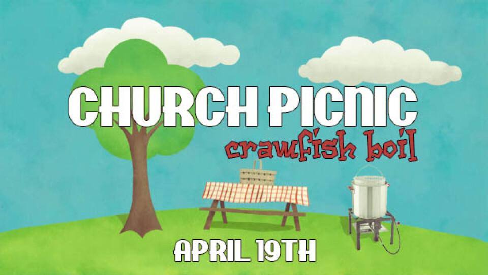Church Picnic and Crawfish Boil