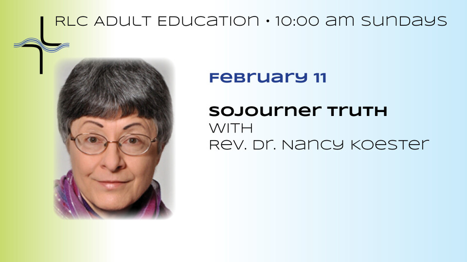 Adult Ed: Sojourner Truth