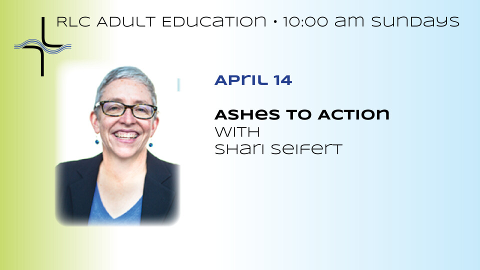 Adult Ed: Ashes to Action