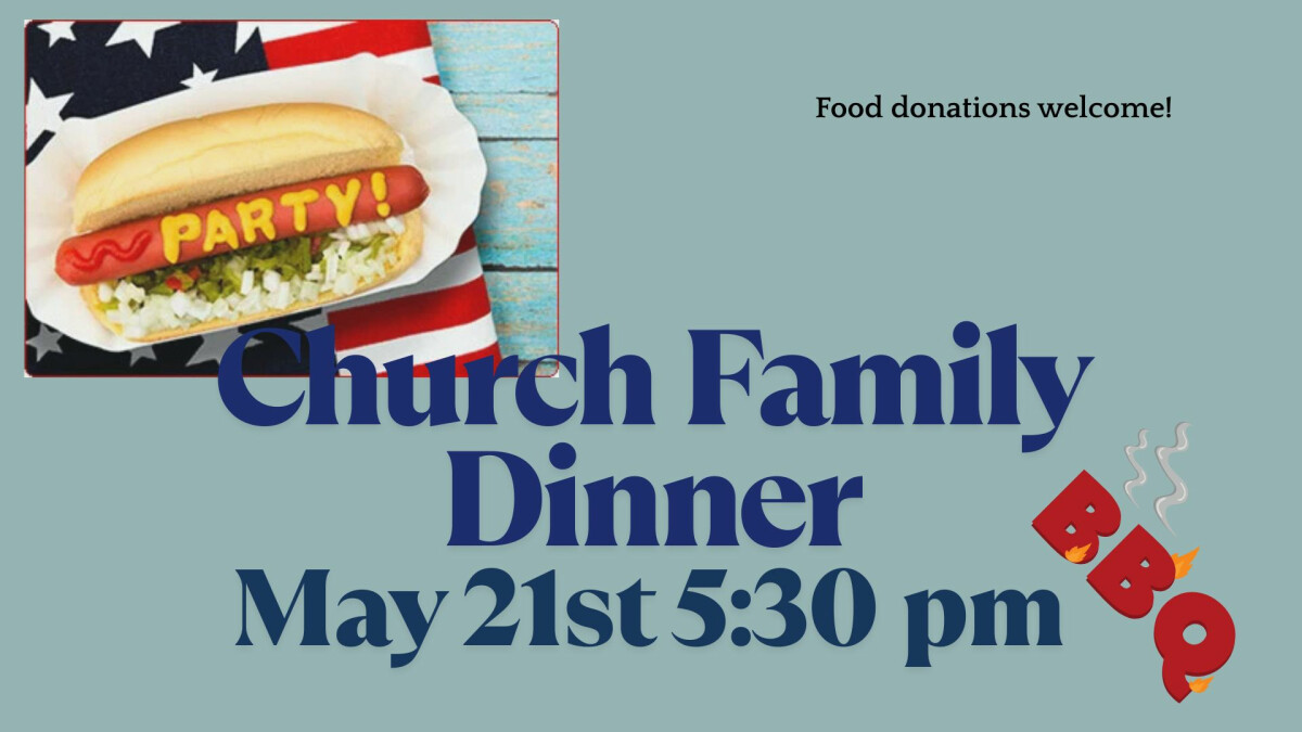 May Church Family Dinner