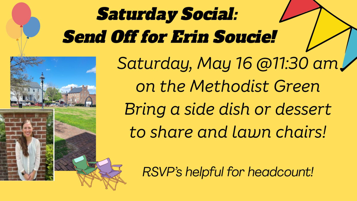 Saturday Social: Send Off picnic for Erin Soucie