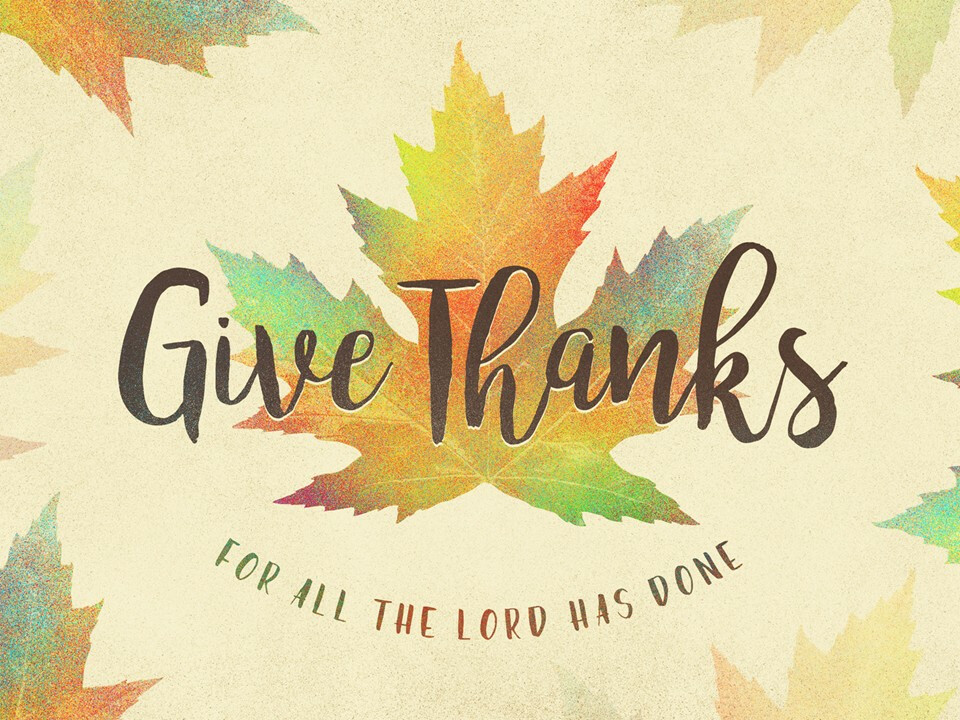 The Blessings of Thanksgiving