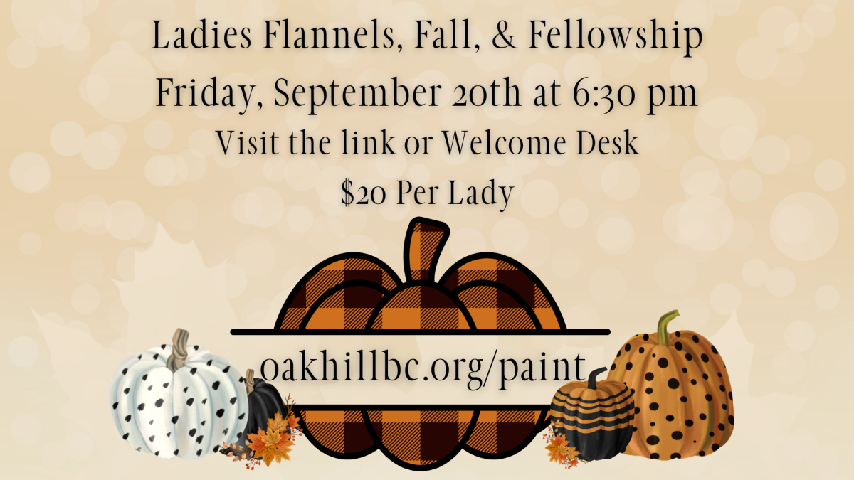 Ladies Flannels, Fall, & Fellowship 2024