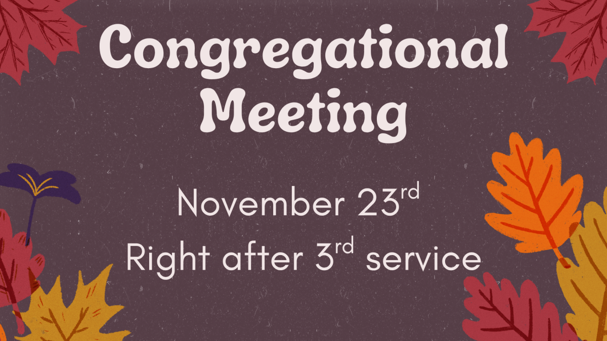 Congregational Meeting