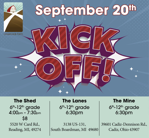 Kickoff for Crossroads Farm