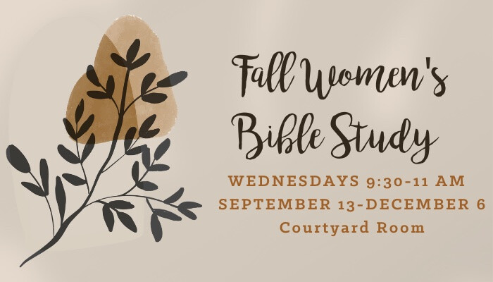 Fall 2023 Women's Bible Study