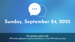September 24: Guest Speaker