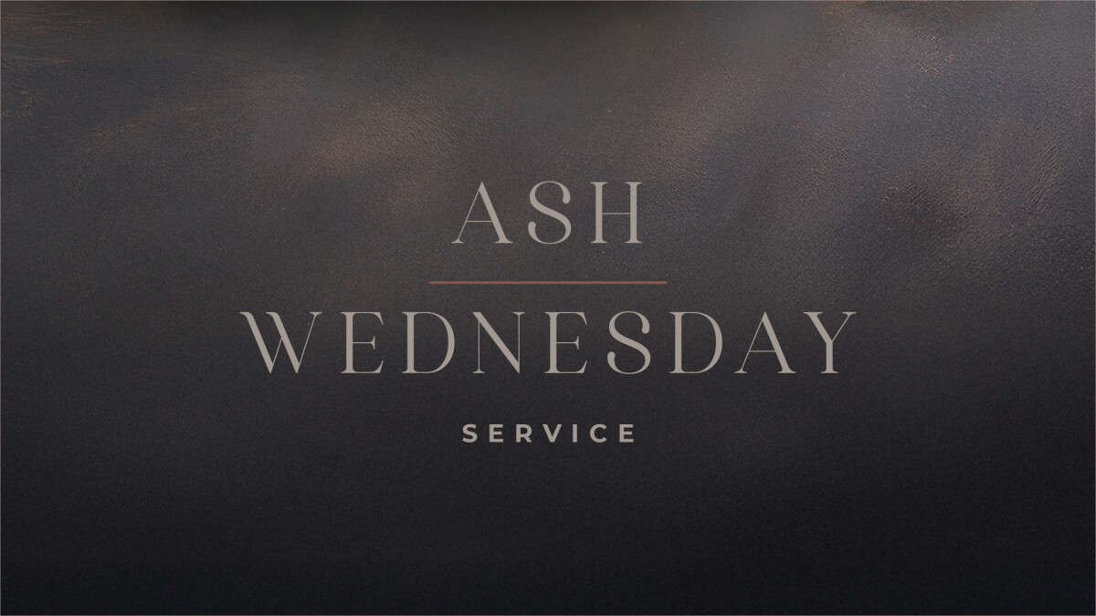 Ash Wednesday Service