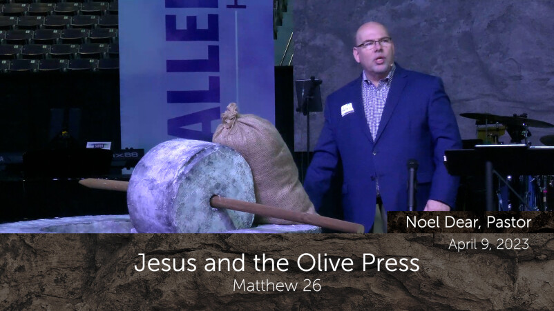 Jesus and the Olive Press