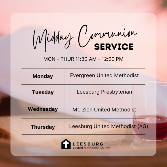 2024 Holy Week | Faith And Life | Leesburg United Methodist Church ...