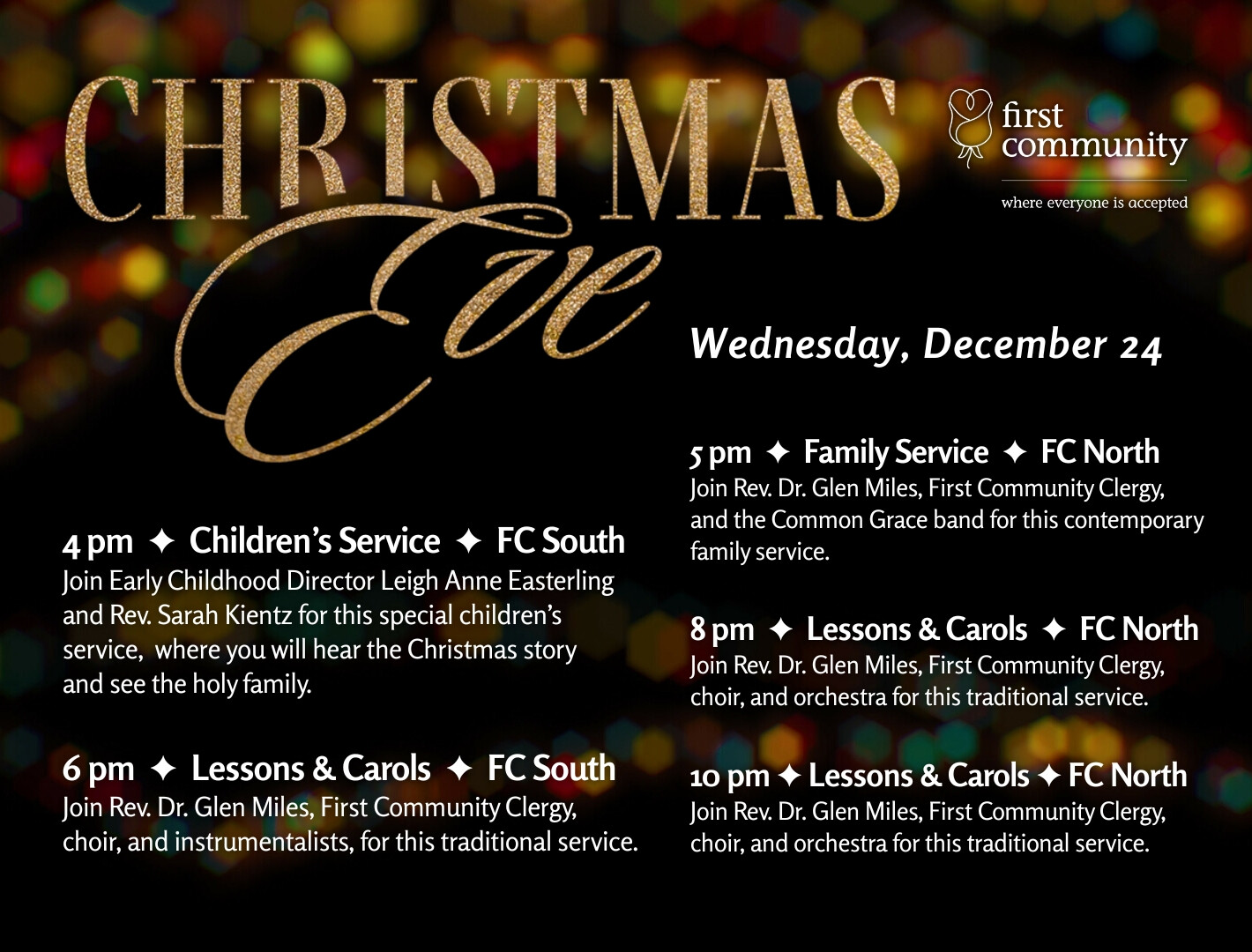 Christmas Eve Services