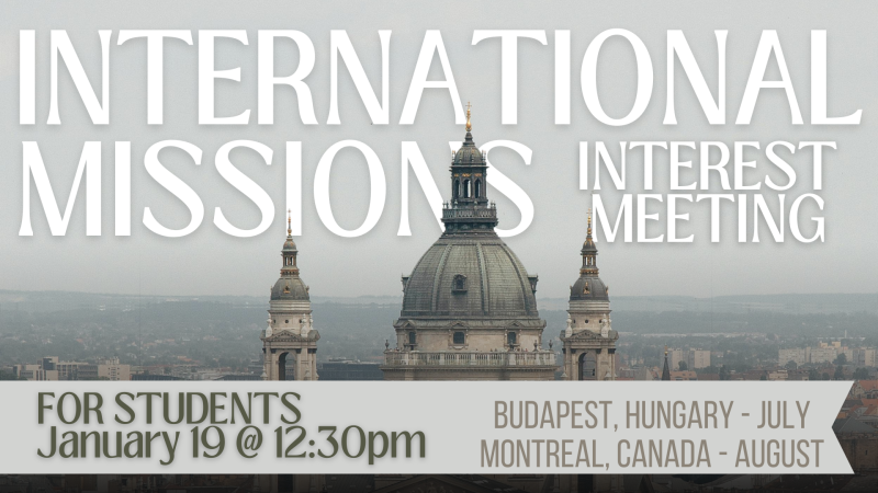 Studentz International Projects Interest Meeting