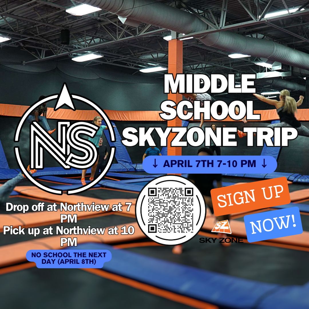 SKY ZONE (MIDDLE SCHOOL ONLY) 