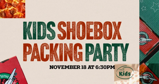 Kids Shoebox Packing Party