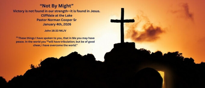 Not By Might - Victory is not found in our strength—it is found in Jesus