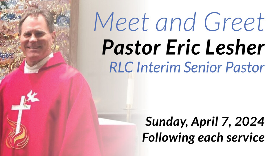 Meet Pastor Eric Lesher