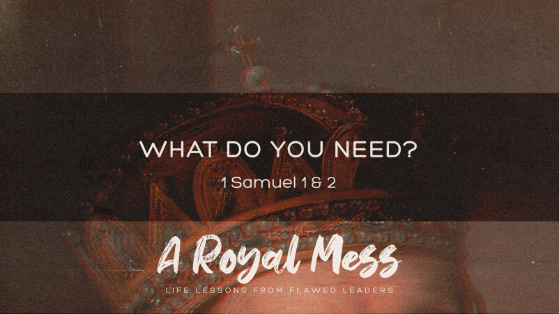 What Do You Need