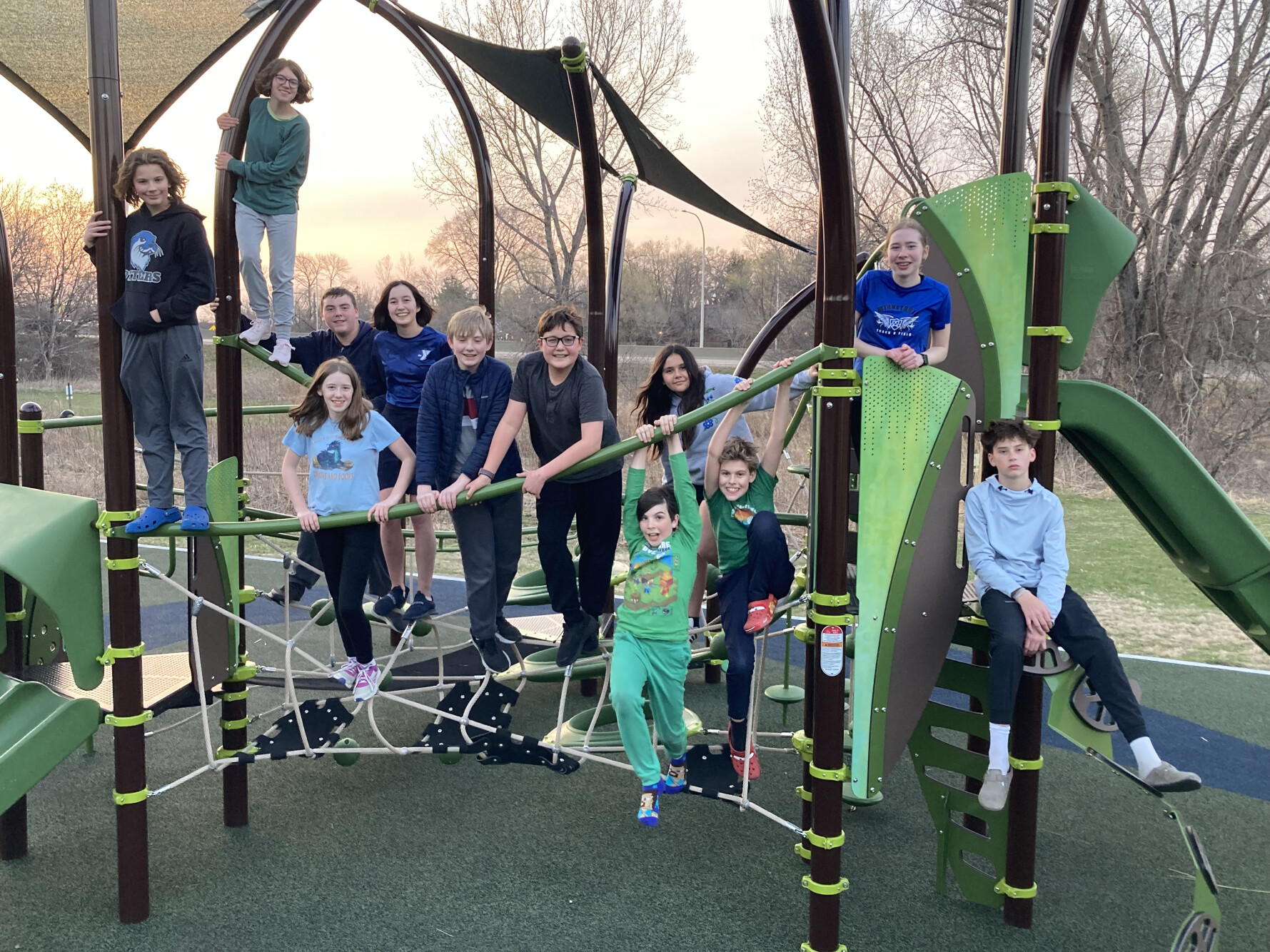 youth making meal at church