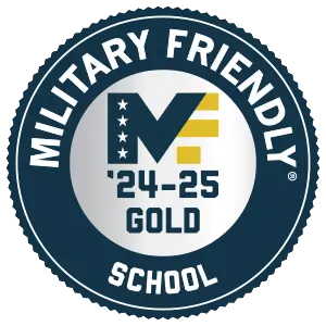 Military Friendly 2024-2025 Gold School Badge