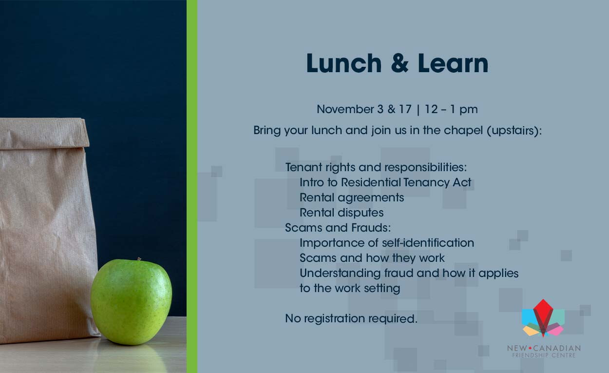 Lunch & Learn - 1st Thursdays, 3rd Thursdays 12:00 PM