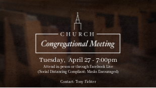 Quarterly Congregational Meeting