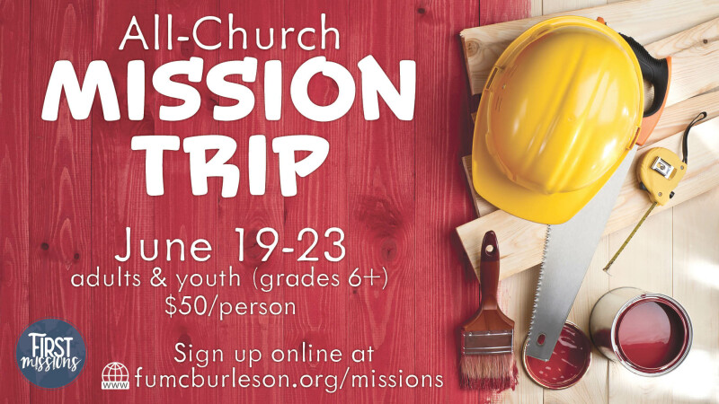 All-Church Mission Trip