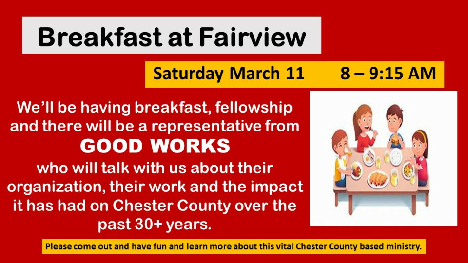 Breakfast at Fairview 2023