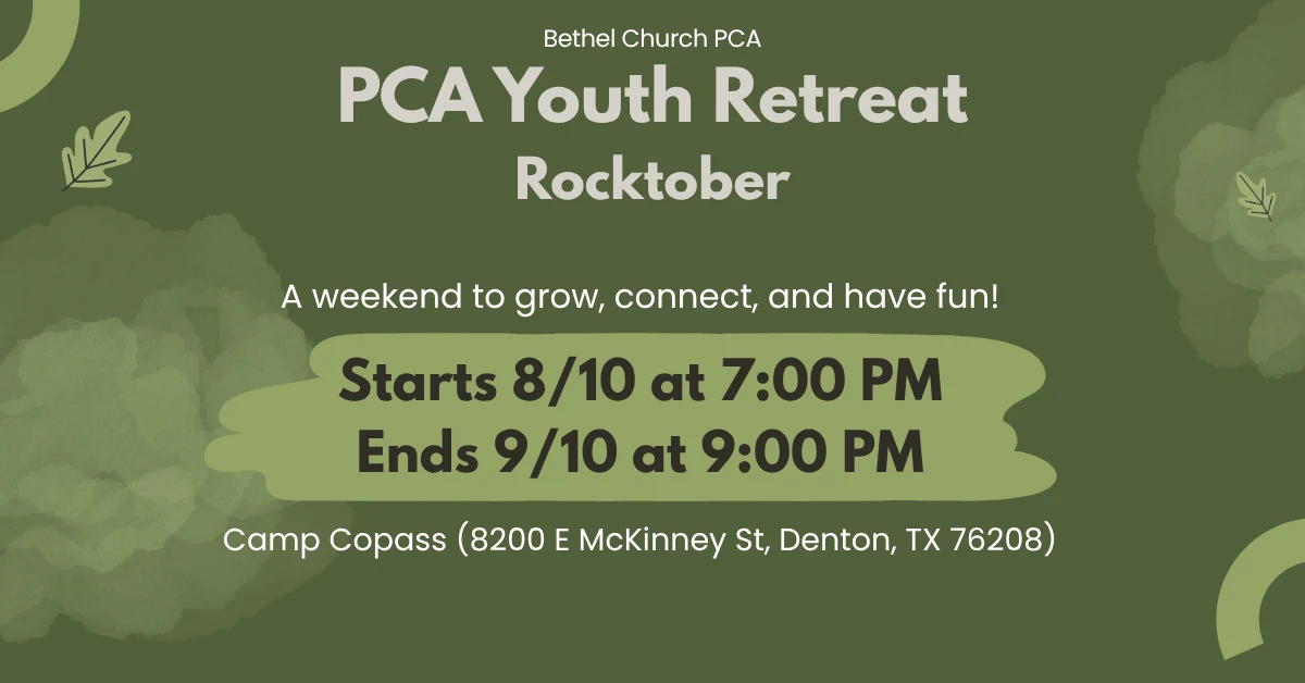 Roctober - PCA Youth Retreat (Day 1)