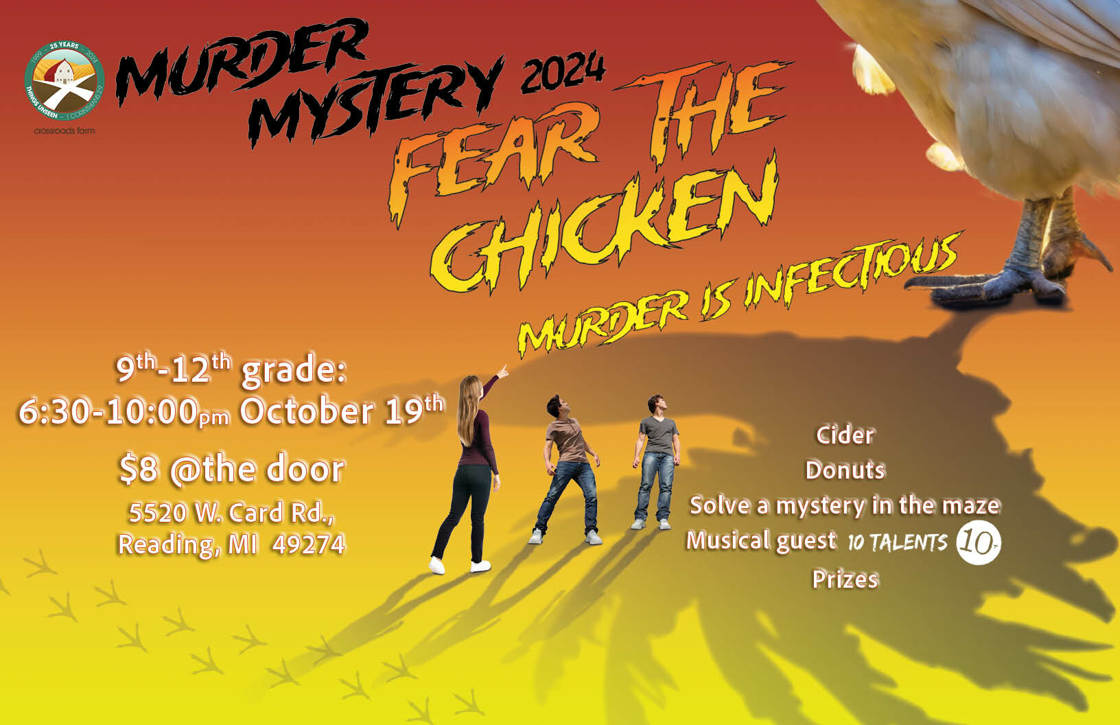 9th-12th grade @ The Shed: Murder Mysteruy