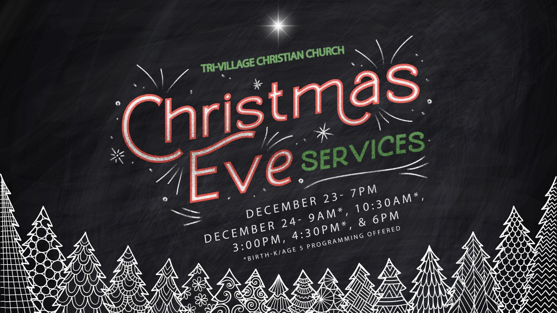 Christmas Eve Services (Six Service Options)
