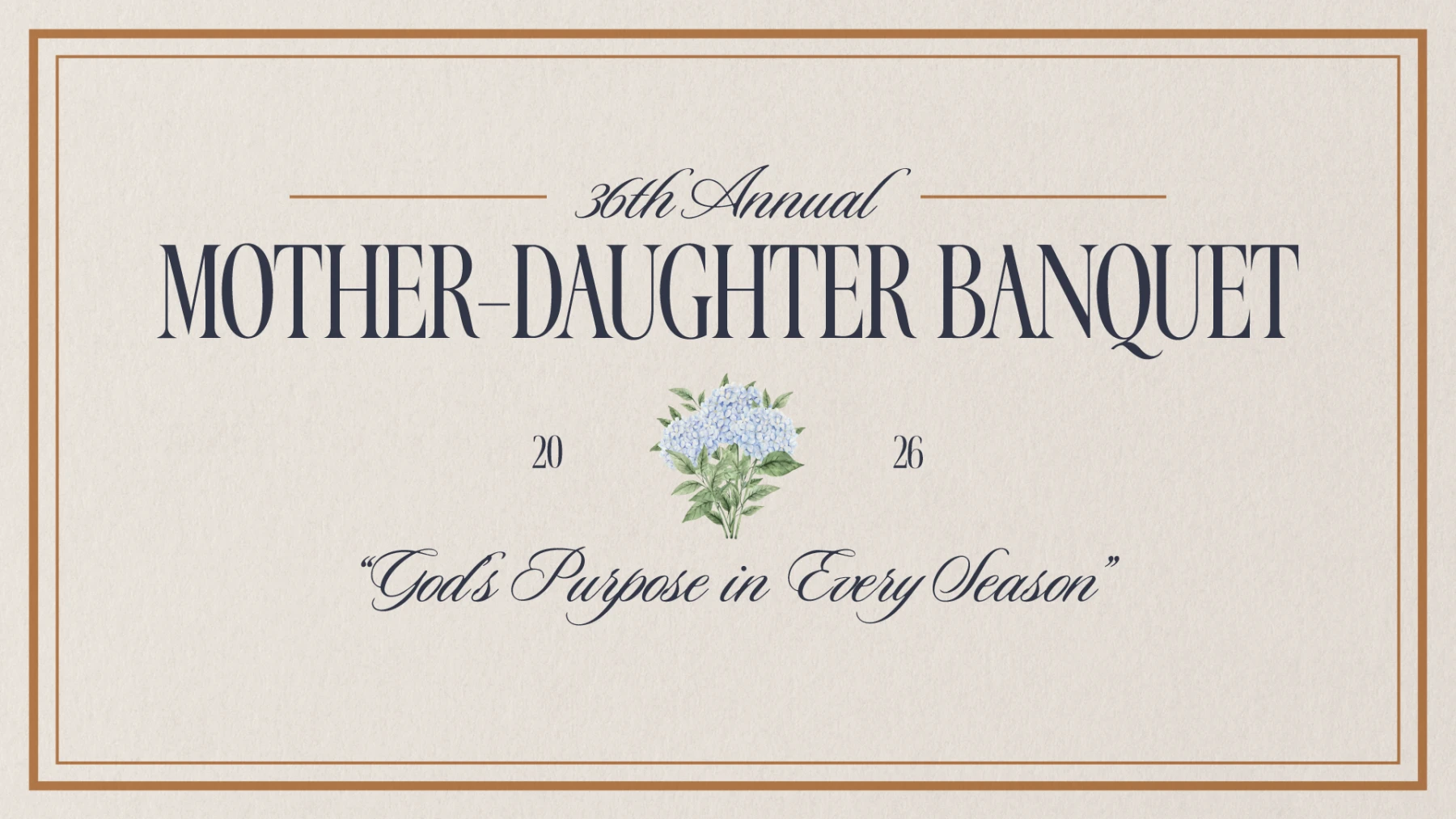 36th Annual Mother-Daughter Banquet