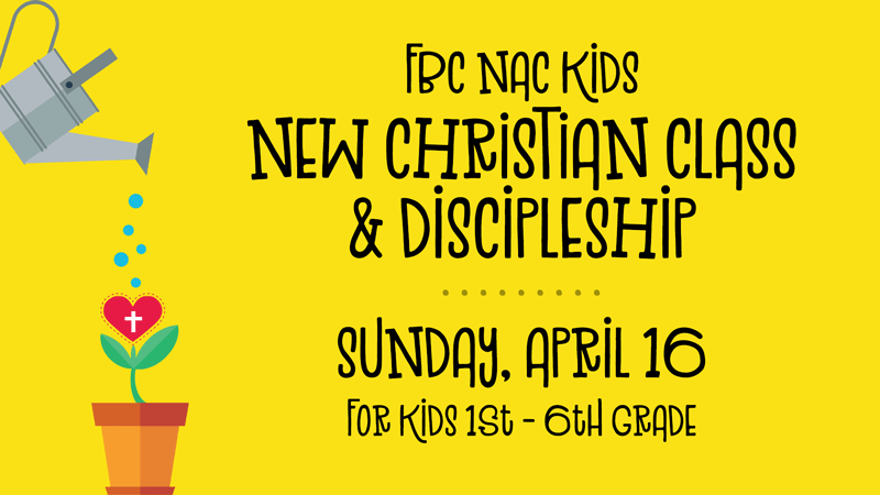 New Christian & Discipleship Class