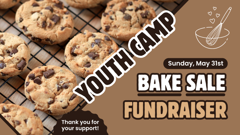 Youth Camp Bake Sale Fundraiser