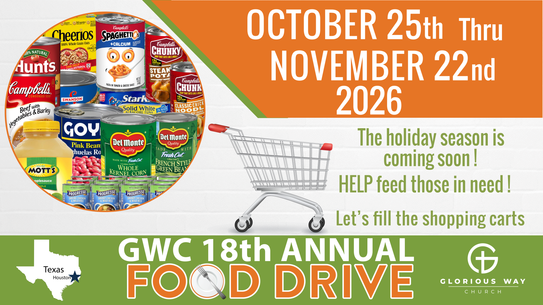 18th Annual Fall Food Drive
