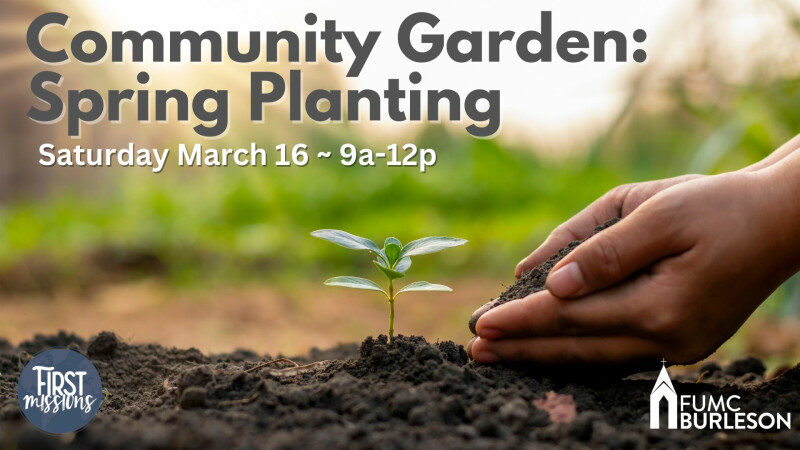 Community Garden: Spring Planting