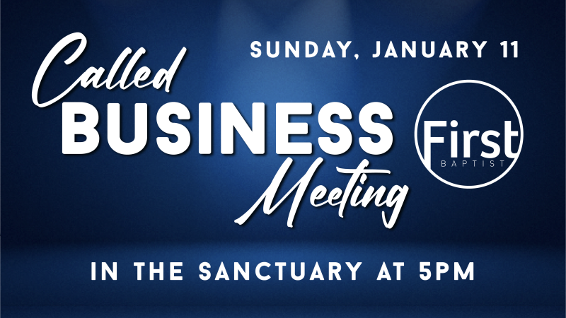 Called Business Meeting 