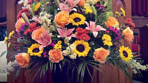 Flower Donations for Sunday Worship