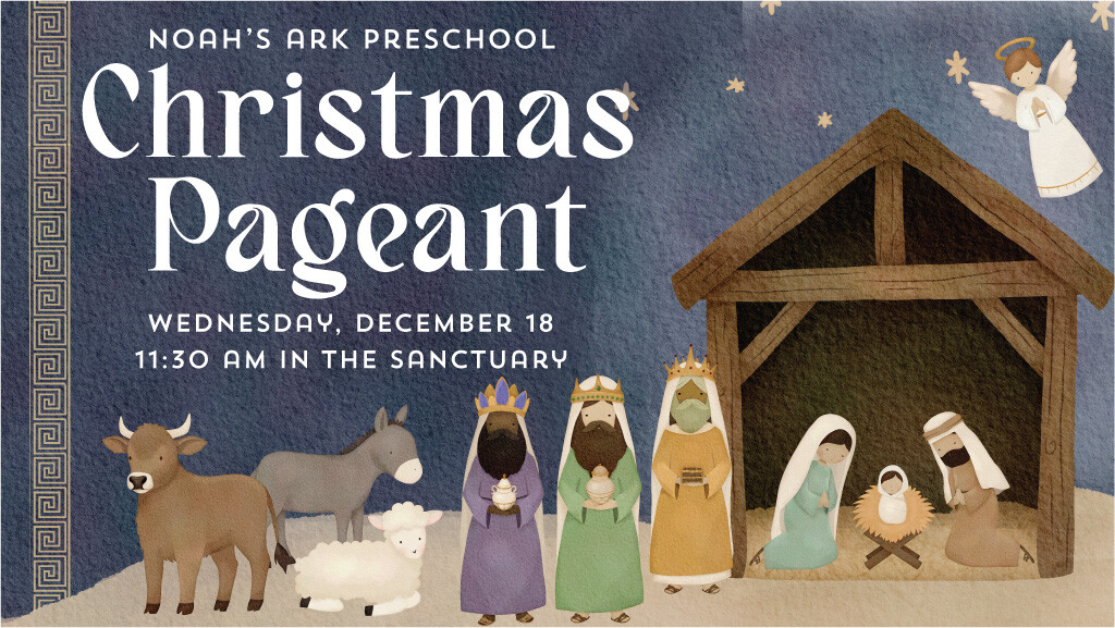 Noah's Ark Preschool Christmas Pageant