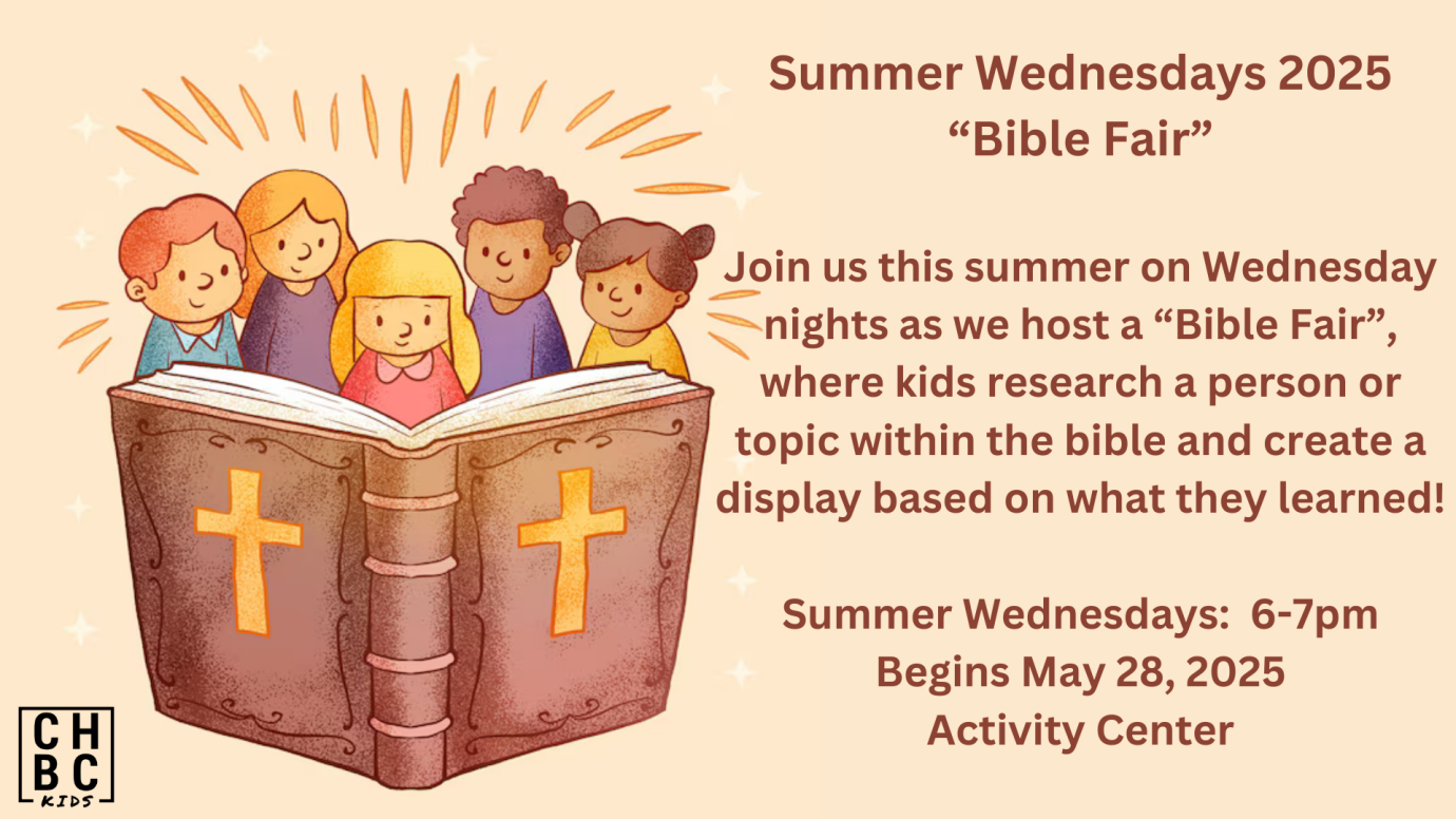 CHBC Kids Bible Fair