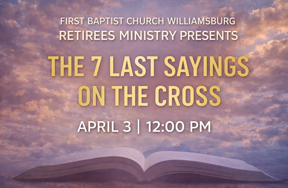 Good Friday Service - “The 7 Last Sayings on the Cross.” 