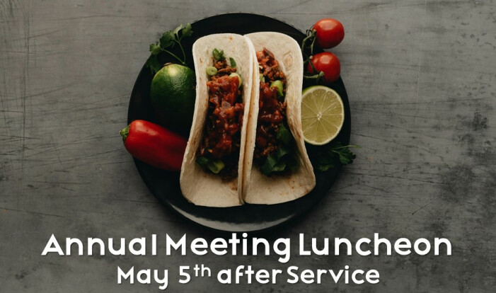 Annual Meeting Luncheon 2024 - May 5 2024 11:30 AM