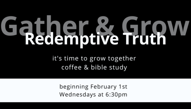 6:30pm Gather & Grow